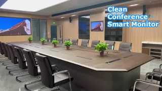 Αναδιπλούμενη οθόνη LYLN Ενσωματωμένη με Σύστημα Συνεδρίων Ποιότητας