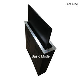 Intelligent Desk Motorized Monitor Lift 35db Quiet Big Tilt Angle VGA HDMI
