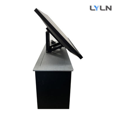 Intelligent Desk Motorized Monitor Lift 35db Quiet Big Tilt Angle VGA HDMI